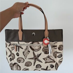 Coach Resort Shell Seashells Beach Ocean Starfish Tote Bag